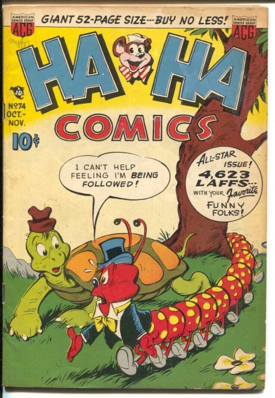 Ha Ha Comics #74 1950-ACG humor & funny animals VG