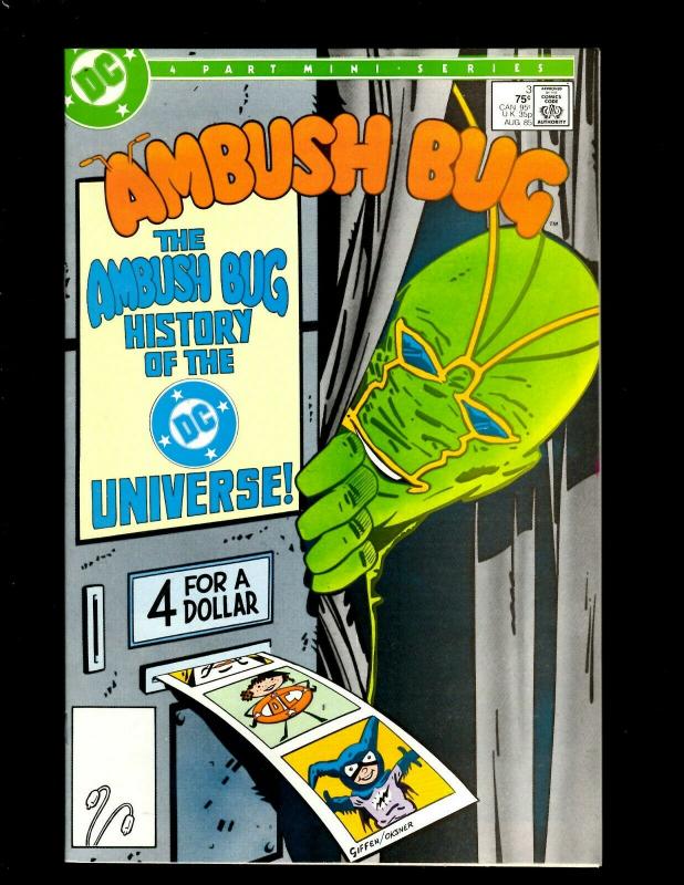 9 Comics All-Star 50 51 53 Ambush Bug 1 2 3 4 + Stocking Stuffer & Nothing JF12 