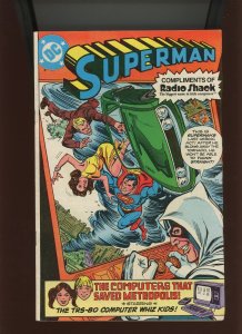 (1980) Superman in The Computers That Saved Metropolis-RADIO SHACK ISSUE (6.0)