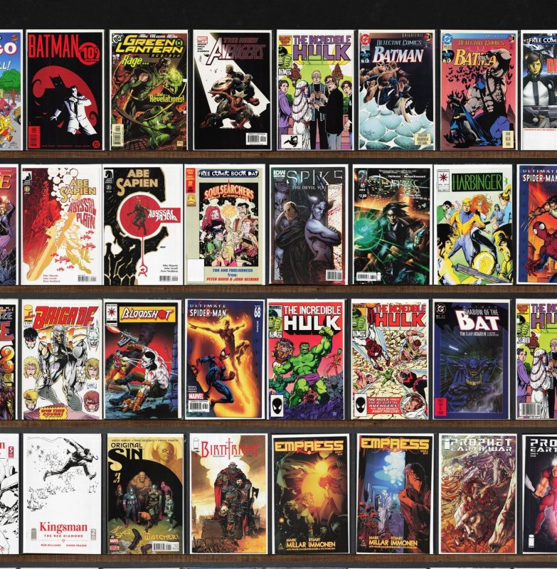 Huge Lot 150+ Comics with Ultimate Spider-Man, The Incredible Hulk & More!