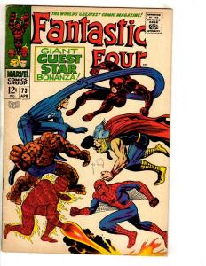 Fantastic Four # 73 FN Marvel Comic Book Thing Dr. Doom Human Torch Storm J313