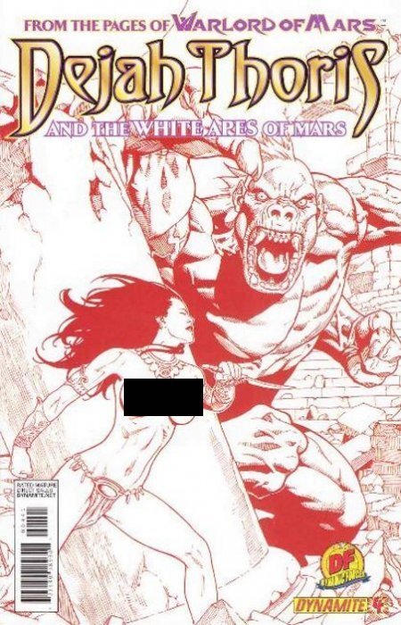 Dejah Thoris & The White Apes Of Mars #4 Sean Chen Risqué Red Variant