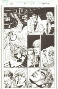 Ultimate Spider-Man #99 p.9 - Sue, Reed, and Clone Peter 2006 art by Mark Bagley