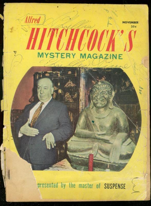 Alfred Hitchcock's Mystery Magazine November 1957-TALMAGE POWELL fair