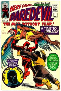 DAREDEVIL #11 (Dec1965) 5.5 FN-  ★ Last Wally Wood!  More of the Ani-Men!!