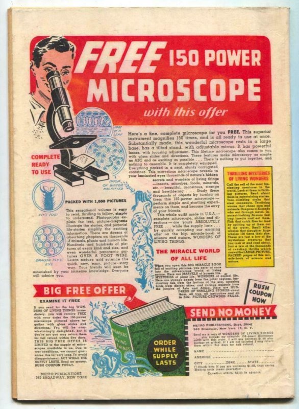 True Comics #49 1946- parachute cover- Rube Maquard FN