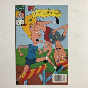 Beavis And Butthead 5 1994 Signed by Rick Parker Marvel VF- very fine- 7.5