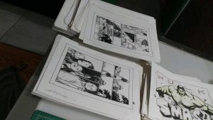 Battlestar Galactica #3 pg 2 Original Pencil art  ALEX SANCHEZ