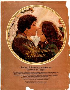 Harlequin 6/1978-romantic pulp fiction-based on paperback books-P/FR