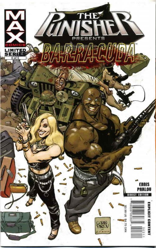 Punisher Presents: Barracuda Max #3 VF/NM; Marvel | we combine shipping 