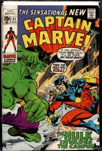 Captain Marvel #21 (1970) Captain Marvel