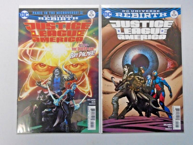 DC Universe Rebirth lot #1 to #12 - JLA 8.0/VF (2017)