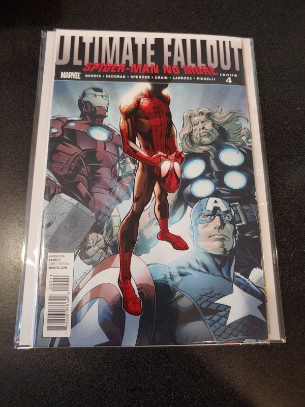 Ultimate Fallout #4 1st Print 1st Miles Morales Key Issue VF/NM