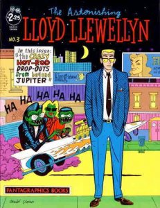 Lloyd Llewellyn #3 VG ; Fantagraphics | low grade comic Daniel Clowes