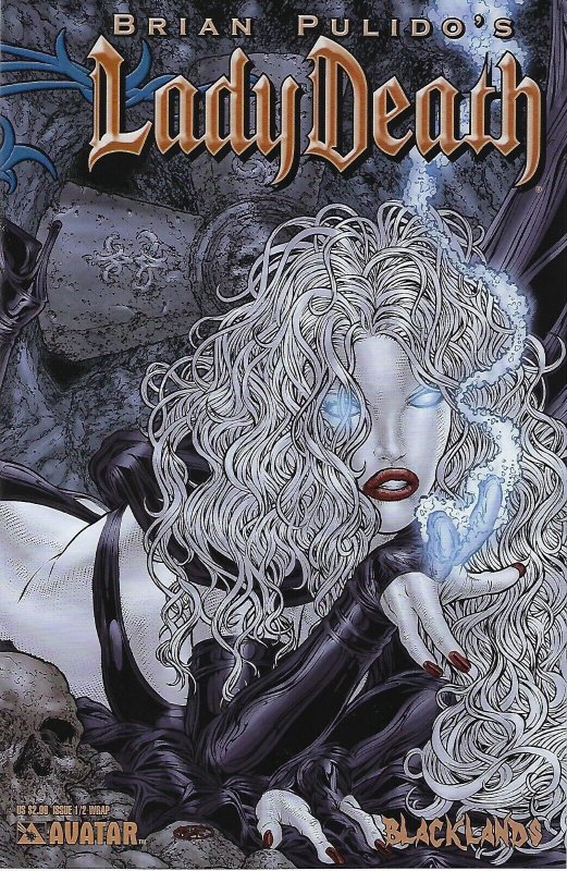 Lady Death Blacklands # 1/2 Wrap Around Variant Cover Edition   NM 