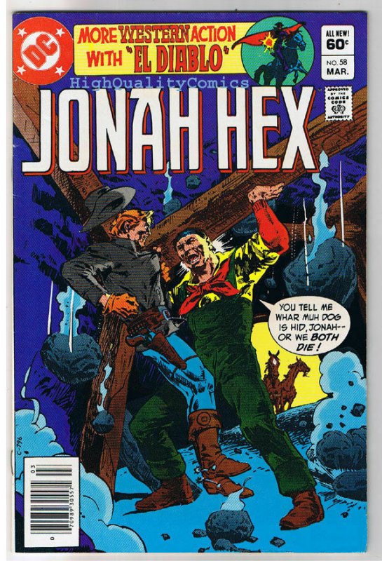 JONAH HEX #58, VF, Catfish Pond, Dick Ayers, 1977, more JH in store