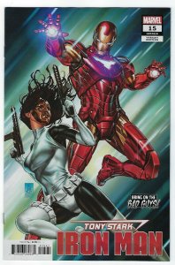 Tony Stark Iron Man # 15 Brooks BOBG Variant NM