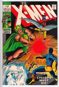 X-Men #54 (Mar-69) VG+ Affordable-Grade X-Men