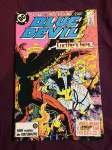 blue devil #31 signed by gary cohn rare dc comics comic book cool vintage sweet!