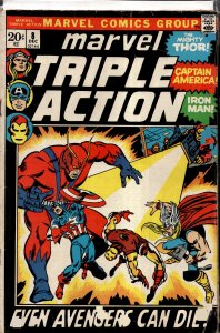 Marvel Triple Action #8 (1972) The Avengers