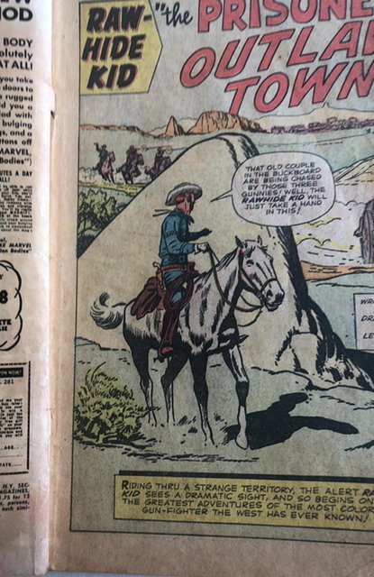 The Rawhide Kid #36 (1963)reader .. bad hombre issue!C all my 2GUN fun!