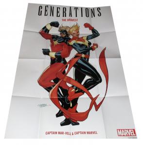 Generations Captain Marvel Folded Promo Poster (36 x 24) - New!