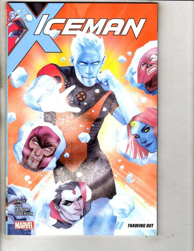 Iceman Thawing Out Vol # 1 Marvel Comics TPB Graphic Novel Comic Book J296