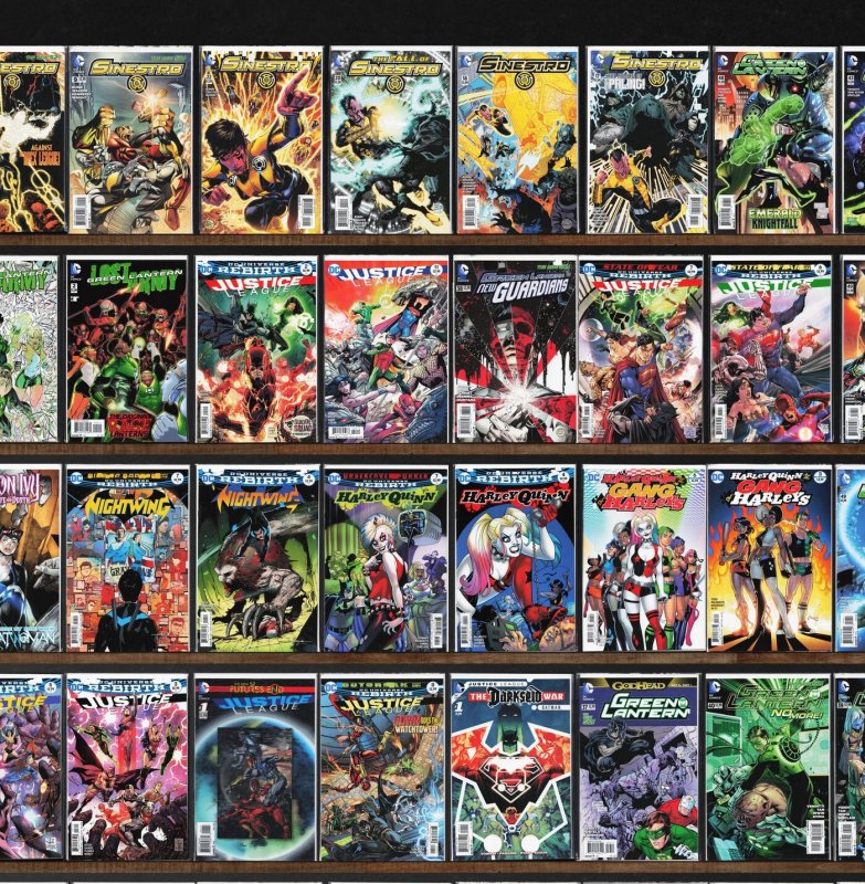 Huge Lot 140+ Comics with Justice League, Sinestro, Green Lantern & More!