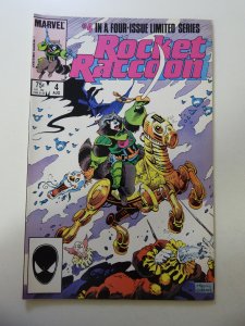 Rocket Raccoon #4 (1985) VG/FN moisture stain bc