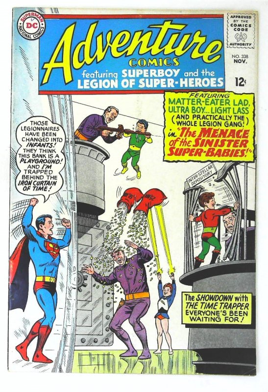 Adventure Comics (1938 series)  #338, Fine (Actual scan)