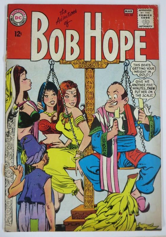 ADVENTURES OF BOB HOPE #85 (DC) February,1964 GOOD, cover not attached