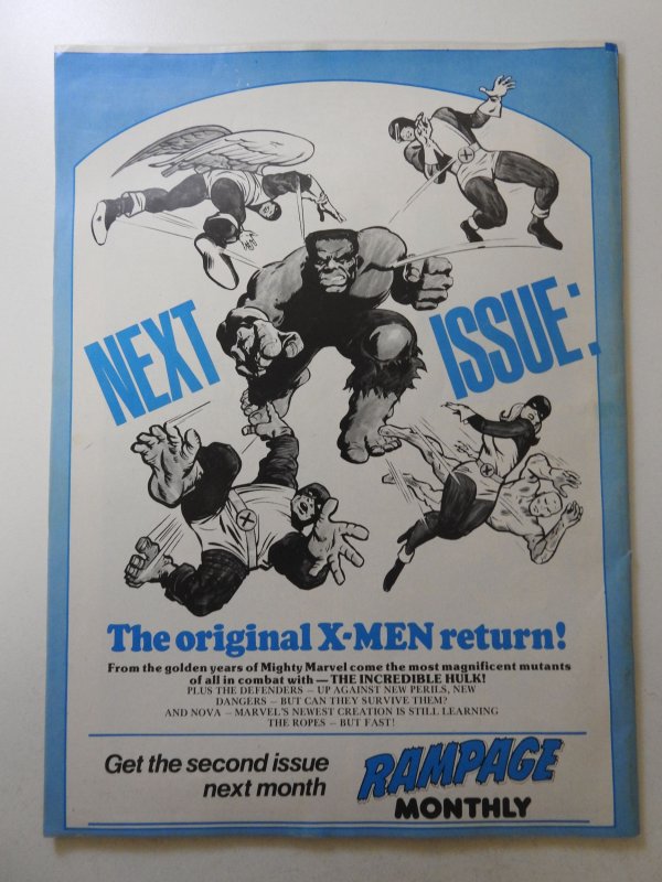 Rampaging Hulk #1 (1977) Sharp Fine+ Condition! Manufactured 1 staple