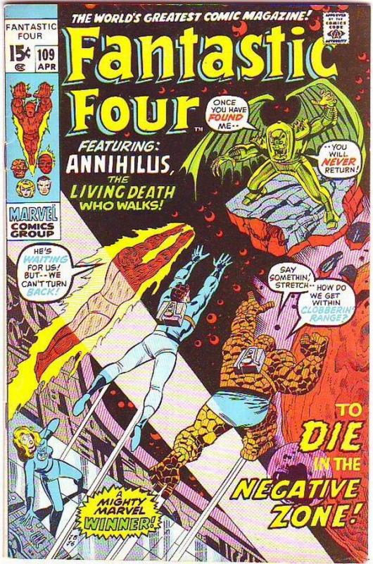 Fantastic Four #109 (Apr-71) NM- High-Grade Fantastic Four, Mr. Fantastic (Re...