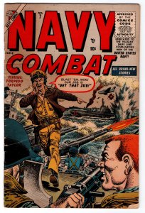 Navy Combat #7 (1956)  G/VG 3.0  1956 Atlas  see description