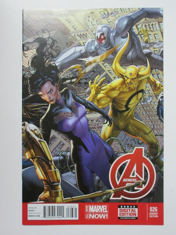 Avengers (Marvel 2014) #26 Weaver Variant AIM Superia + Evil Robots