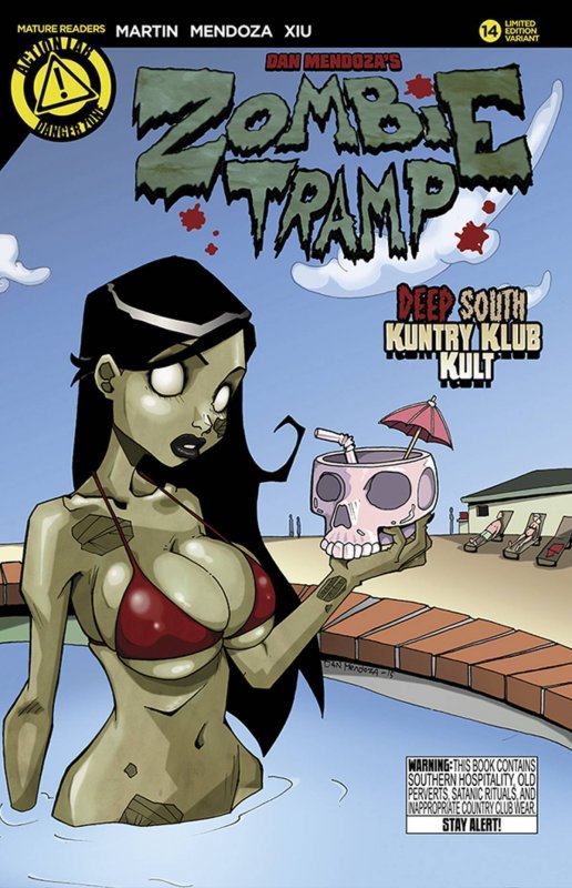 ZOMBIE TRAMP #14 MENDOZA VARIANT COVER C