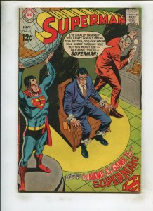 SUPERMAN #211 (5.5) THE NAME OF THE GAME IS SUPERMAN!! 1968