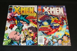 1995 X-Men Chronicles Dawn of Apocalypse #1-2 Set (9.0-9.2)