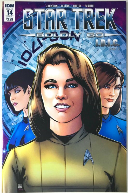 STAR TREK BOLDLY GO Comic Issue 14 — Regular Cover — 2017 IDW Publishing VF 