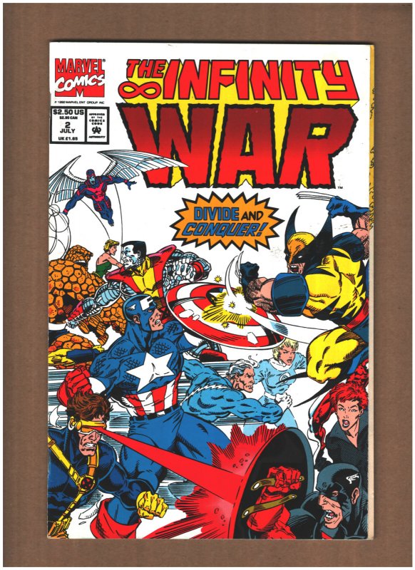 Infinity War #2 Marvel Comics 1992 THANOS AVENGERS WOLVERINE VF+ 8.5