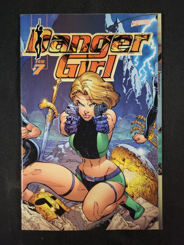 Danger Girl 2PC #7 - J. Scott Campbell Tri-fold Gate  (9.2ob) 2001