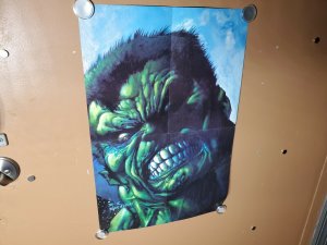 Incredable hulk poster  20 1/4 x 13 1/4 