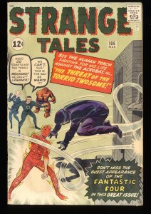 Strange Tales #106 GD/VG 3.0 1st Appearance Acrobat! Human Torch Jack Kirby!