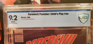 DAREDEVIL and THE PUNISHER - CHILD'S PLAY #1 CBC 9.2 Frank Miller