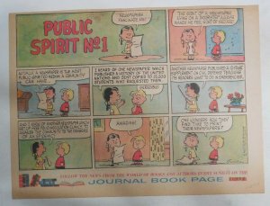 Peanuts  Promo Page by Charles Schulz from 1/28/1962 Size: ~11 x 15 inches 