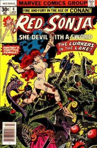 Red Sonja (1977 series)  #4, VF- (Stock photo)