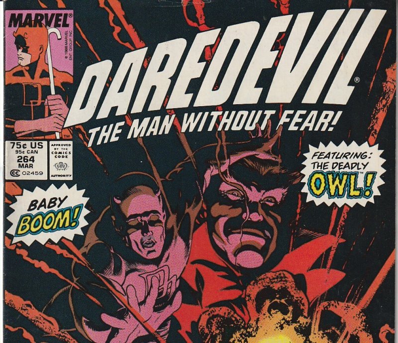 Daredevil(vol. 1)# 264 DD vs The Owl !