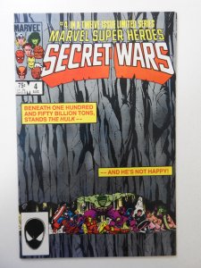 Marvel Super Heroes Secret Wars #4 (1984) VF Condition!