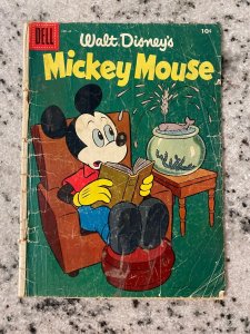 Mickey Mouse # 45 GD Dell Golden Age Comic Book 1956 Walt Disney Donald 11 J847