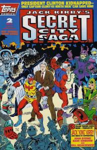 Secret City Saga (Jack Kirby’s…) #2 VF/NM; Topps | save on shipping - details in